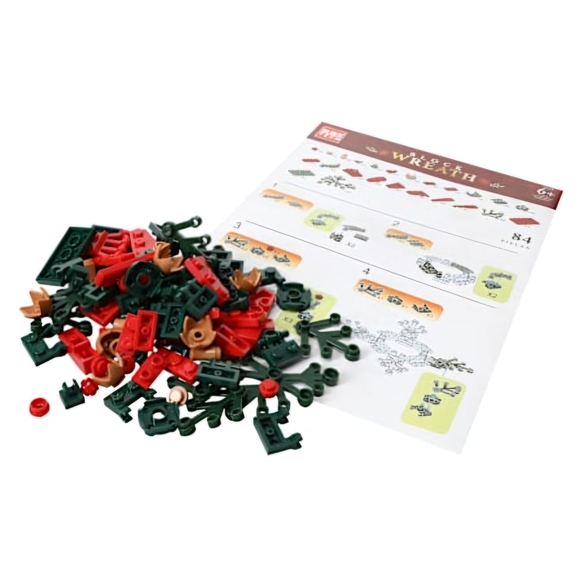 Christmas Wreath Building Blocks - Picture 4 of 5